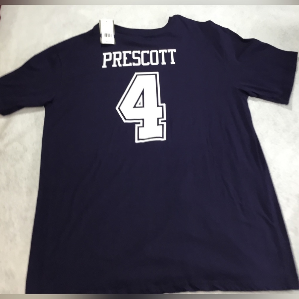 NFL me s Prescott Dallas Short Sleeve Star Logo Tee SZ 2XLT #1602